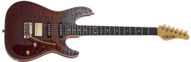 Schecter DIAMOND SERIES California Classic Bengal Fade  6-String Electric Guitar 
